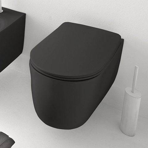 Унитаз безободковый подвесной Kerasan Nolita 531431, 55x35 см