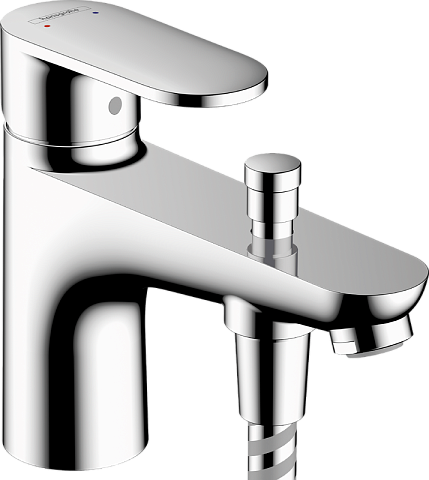 Смеситель Hansgrohe Vernis Blend для ванны и душа Monotrou, 2 уровня расхода воды, хром 71446000