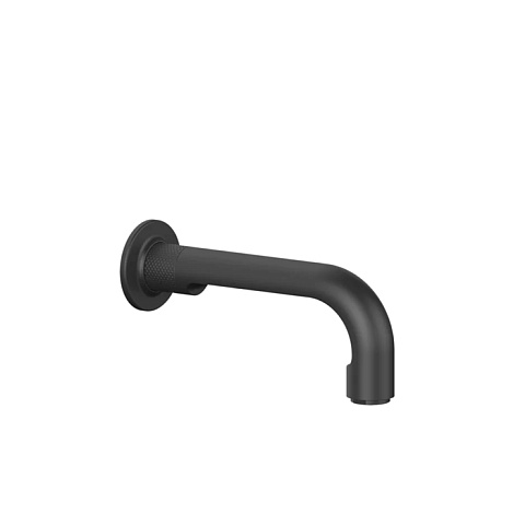 GESSI INCISO Излив 190мм, для ванны с удаленным управлением (не входит в комплект), цвет черный матовый, 58103#299