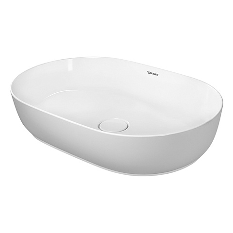 Duravit Luv Раковина на столешницу 600мм Luv, без перелива, без площадки, с выпуском, с креплением, белый (СПЕЦЦЕНА с нашего склада), 0379600000