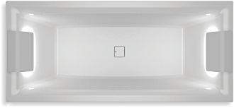 Акриловая ванна RIHO Still Square 180x80 LED
