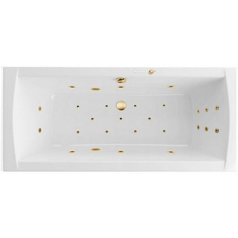 Ванна EXCELLENT Aquaria Lux 180x80 "ULTRA" (золото)