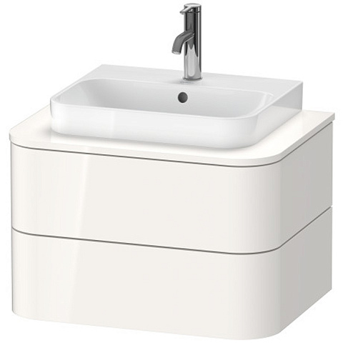 Duravit Happy D.2 Plus Тумба подвесная 408x650x480мм 2 ящика, цвет: белый глянцевый, HP496002222