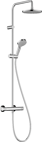Душевая система Hansgrohe Vernis Blend Showerpipe 200 1jet с термостатом, хром 26276000