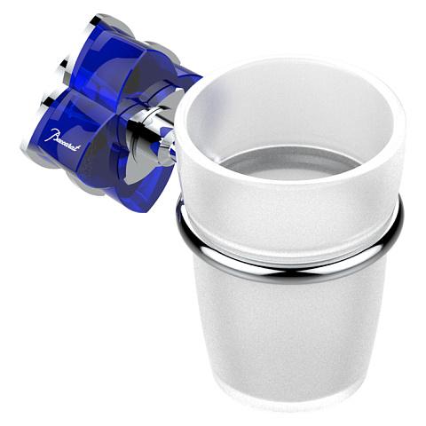 THG PETALE DE CRISTAL BLEU Стакан стеклянный, подвесной, цвет хром, U6B-A02-536