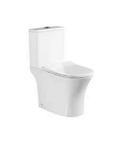 Унитаз напольный безободковый (сиденье микролифт) SantiLine SL-5022