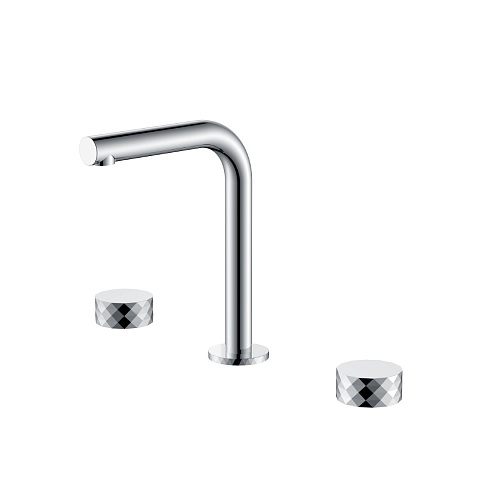 Смеситель на столешницу Boheme STICK DIAMOND на 3 отв. CHROME 152-CR.1