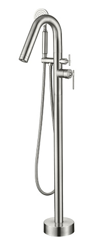 Смеситель напольный Boheme ETERNA NICKEL BRUSH 179-NB