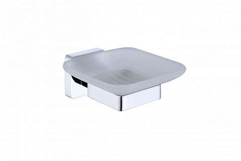 Мыльница стекло CeramaLux Quadro 61904 A, хром