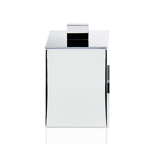 Decor Walther DW 3650 Бокс универсальный 8.5x8.5x11см, с крышкой, цвет: хром, 0845200