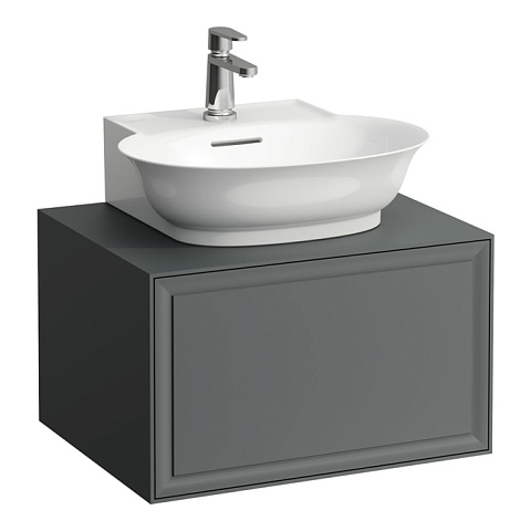 Laufen New Classic База под раковину подвесная , 580х450х350 мм, 1 ящик, цвет серый (для раковины 816852), 4.0600.3.085.627.1