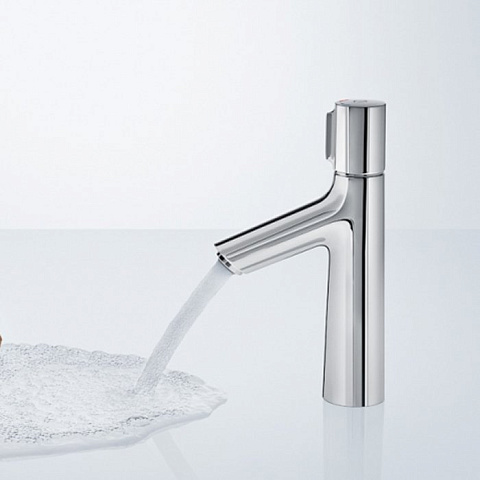 Hansgrohe HG Talis Select S Смеситель для раковины 100, на 1 отв, с донным клапаном, излив 93мм, h98мм, цвет: хром, 72042000