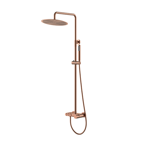 Стойка для душа Boheme STICK COPPER BRUSHED DIAMOND 128-CB