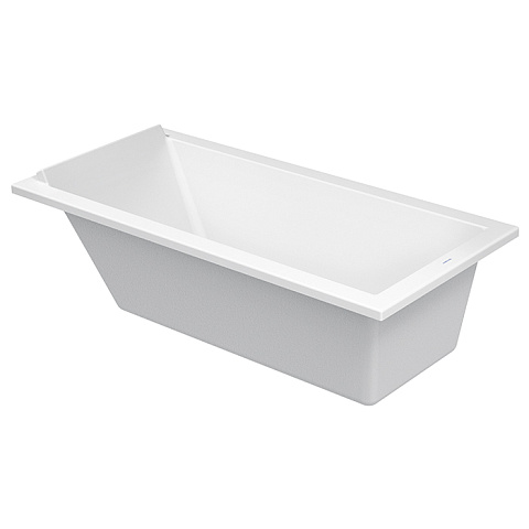 Duravit STARCK Ванна акриловая прямоугольный вариант 1700x800х460 mm, встраиваемая или с панелями , с 1 наклоном для спины , цвет белый, 700336000000000