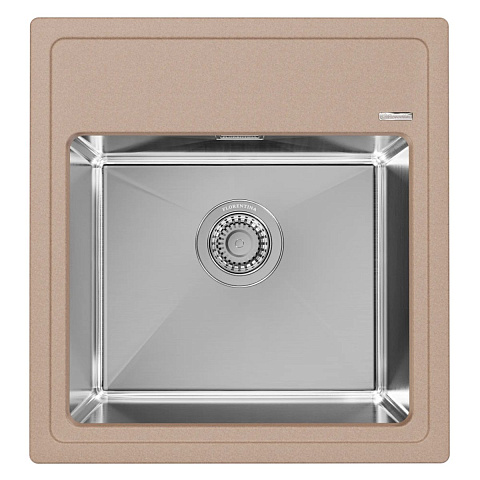 Кухонная мойка Florentina Комби 480 FS 21.455.B0480.107, песочный