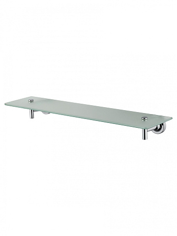 Стеклянная полка для ванной WONZON & WOGHAND SIMPLE, Хром WW-6527