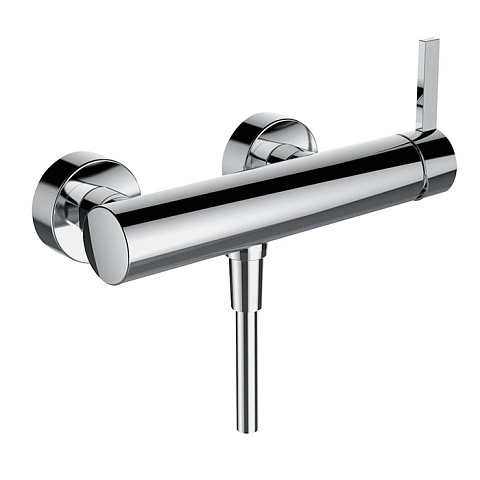Laufen Kartell Смеситель для ванны настенный, на 2 отв, с ручным душем, цвет: хром, 3.3133.7.004.400.1