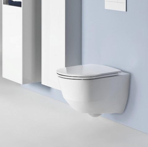 LAUFEN Pro Унитаз подвесной безободковый 530х360х340 мм., цвет белый, 8.2096.6.000.000.1