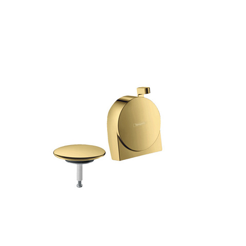 Hansgrohe HG Exafill S Внешняя часть излива на ванну с набором для слива и перелива, цвет: золото, 58117990