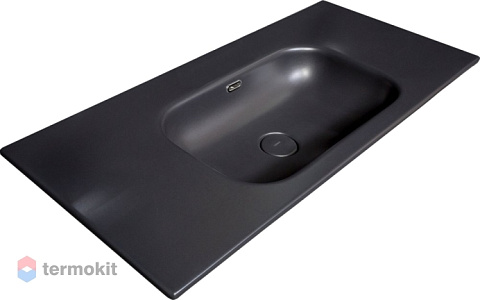 Раковина моноблок Armadi Art Vallessi 120 антрацит глянец керамика 838-120-B