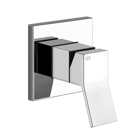 Gessi Rettangolo K Встраиваемый однорычажный смеситель без излива(внешние части), цвет: хром, 53109#031