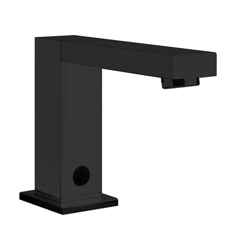 GESSI Смеситель для раковины, электронный, с кран-фильтром для регулировки температуры и напора воды, цвет Black Metal PVD, 30501#706