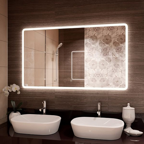 Зеркало Comforty Лотос-120 светодиодная подсветка, бесконтактный сенсор 00-00013494