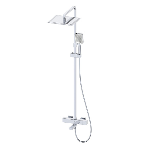 Душевая стойка с термостатом Oliveeka D OL-739901-CR, хром
