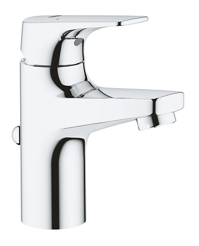 Смеситель для раковины Grohe BauFlow 23751000 S-size с донным клапаном, хром
