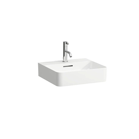 Laufen VAL Раковина 450х420х115мм с 1 отв. под смеситель, цвет: белый, 8.1628.0.000.104.1