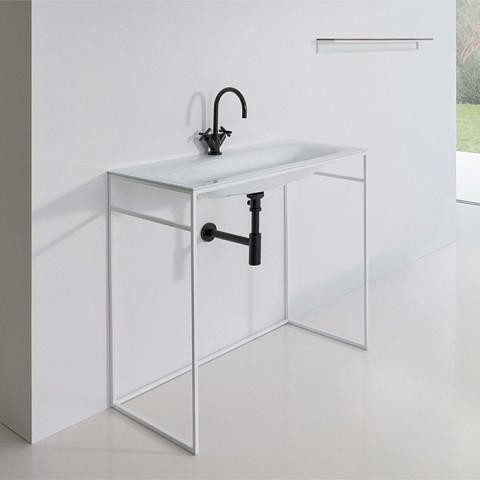 BETTELUX SHAPE Раковина встраиваемая 60х49,5х9 см, c 1 отв.под смесит. без пер.. с креп. цвет белый для рамы Q010, A170 HLW1