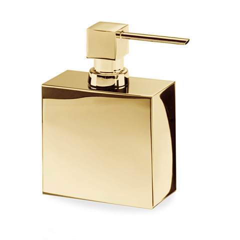 Decor Walther Cube DW 470 Дозатор для мыла, настольный, цвет: золото, 0824920