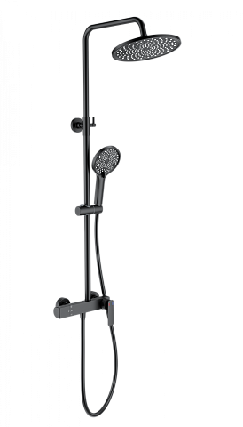 Душевая система WONZON & WOGHAND, Черный матовый WW-B3517-MB
