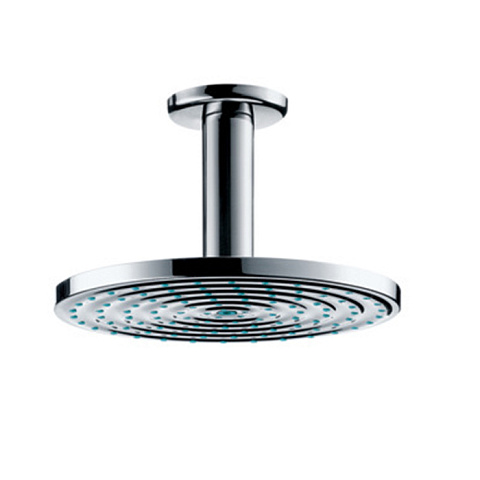 Hansgrohe HG Raindance S Верхний душ 1jet (RainAir), d180 мм, G1/2, шарнирное соединение, с потолочным держателем 100 мм, цвет: хром, 27478000