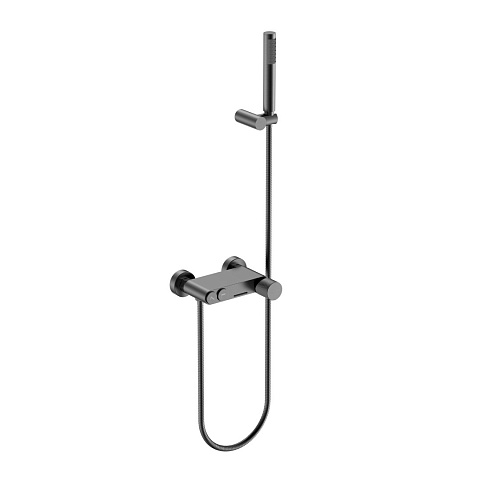Смеситель Boheme STICK для ванны Gun Metall SPIRALE 123-GM.4