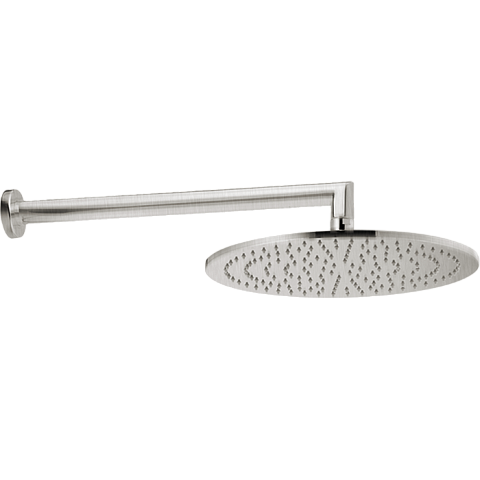CISAL Shower Верхний душ D300 мм с настенным держателем L400 мм, цвет никель матовый, DS0136202F