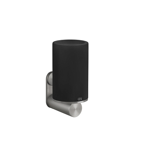 GESSI 316 Стакан настенный, цвет: черный/steel brushed, 54708#239