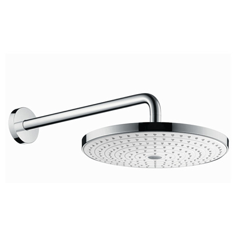 Hansgrohe HG Raindance Select S 300 Верхний душ 2jet (RainAir, Rain), d300мм, с настенным держателем 390 мм, цвет: белый/хром (НЕ ПРОИЗВОДИТСЯ!), 27378400