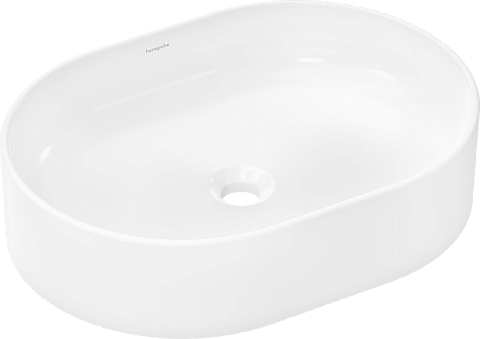Раковина-чаша Hansgrohe HG Xuniva U 550х400 без перелива, белый 60166450