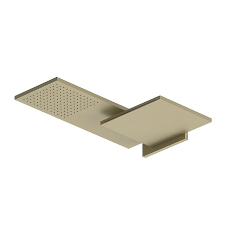 Fantini Venezia Двойной верхний душ, латунь, настенный, цвет: Matt British Gold PVD, 86 P6 8035B