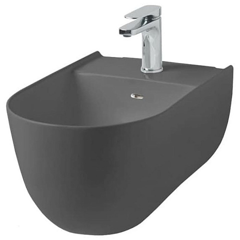 Artceram THE ONE Биде подвесное 52х35, с креплениями, с 1 отв под смеситель. цвет grigio oliva, THB001 15 00 grigio oliva*1