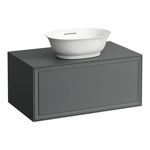 Laufen New Classic База под раковину подвесная , 780х450х350 мм, 1 ящик, цвет серый (для раковины 812852, 812853), 4.0601.1.085.627.1