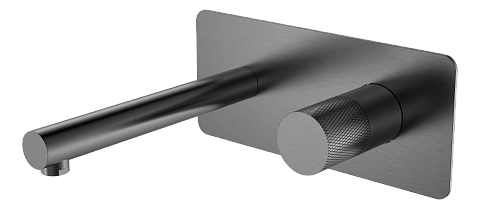 Смеситель Boheme STICK из стены Gun Metal TOUCH 125-GM.2