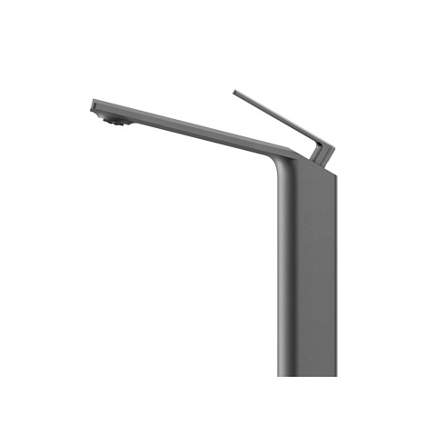 Смеситель для раковины Black&White Gravity GF-7204-GM, оружейная сталь