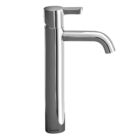 Fantini Icona Classic Смеситель для раковины, 1 отв., без донного клапана, излив 140мм, цвет: хром, 53 02 R406WF