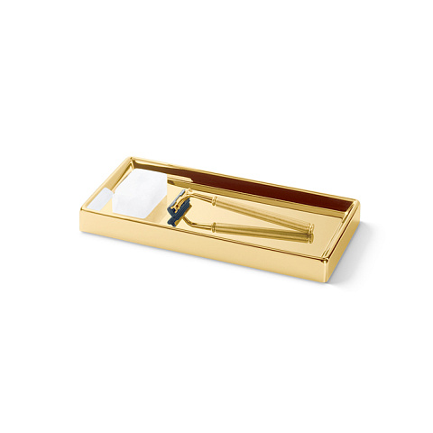 Decor Walther DW 345 Бокс универсальный 25x12x2см, цвет: золото, 0817920