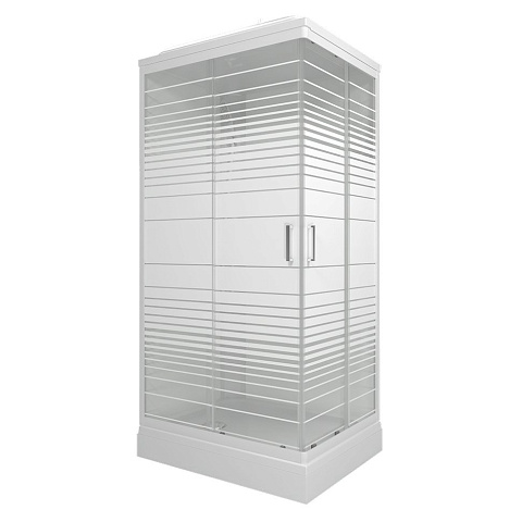 Душевая кабина Тритон Квадро NEW 100x80 А Полосы, ДН4