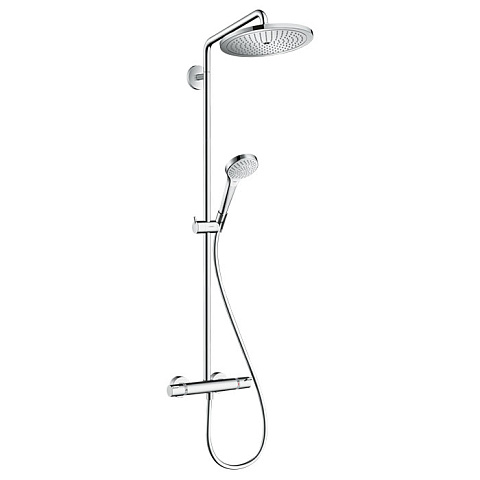 Hansgrohe HG Croma Select 280 1jet SHP Душевая система Showerpipe с термостатом, цвет хром, 26790000