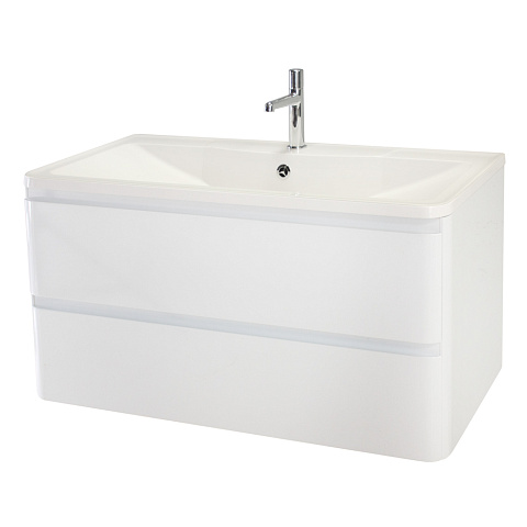 Тумба под раковину BelBagno Albano 90 см, Bianco Lucido