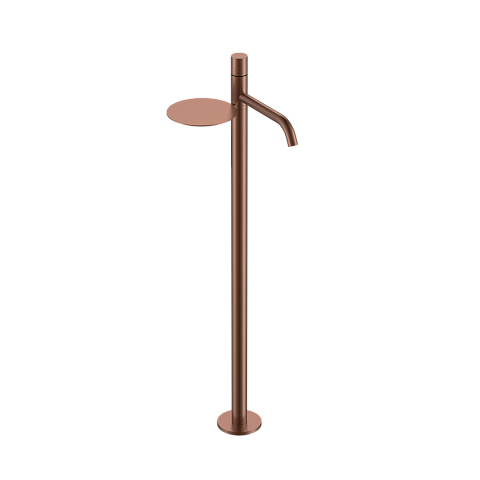 Смеситель Boheme STICK напольный для умыв. BRUSHED BRONZE DIAMOND 120-BRB